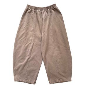 Ilana Kohn Terry Abe Pants Size XL Stone